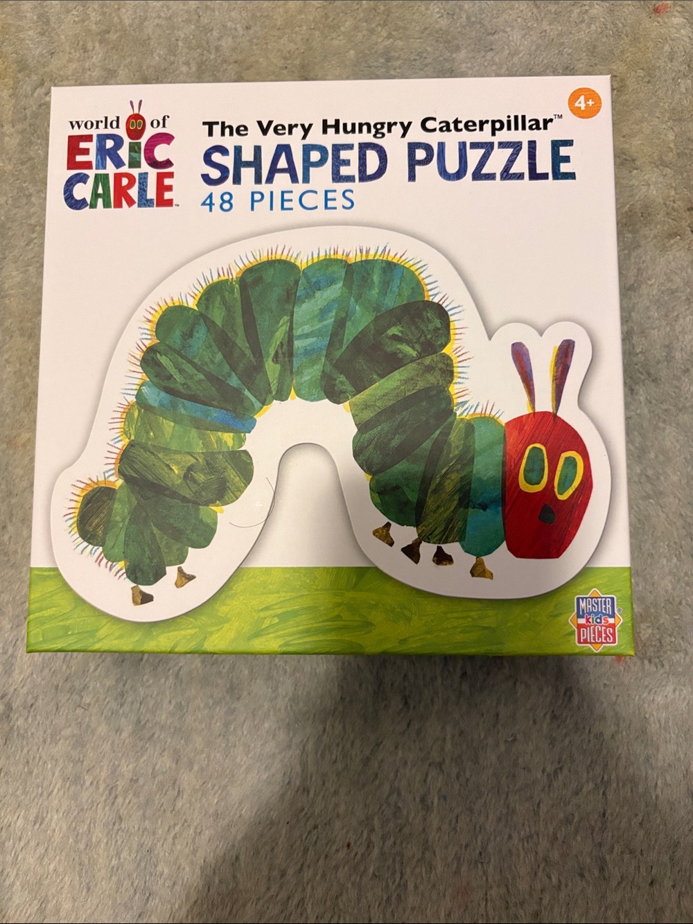 NWT Eric Carle The Very Hungry Caterpillar Shaped Puzzle, 48 Pieces